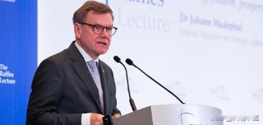 德国外长新加坡强硬站队美国，字字表忠心却满是心虚，欧洲战略自主终究只是一场泡影？