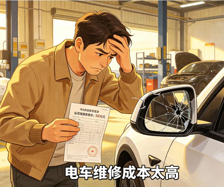 一个后视镜报价6000，4S店说“我们也没办法”。车主刚想吵，售后小声说了句：其