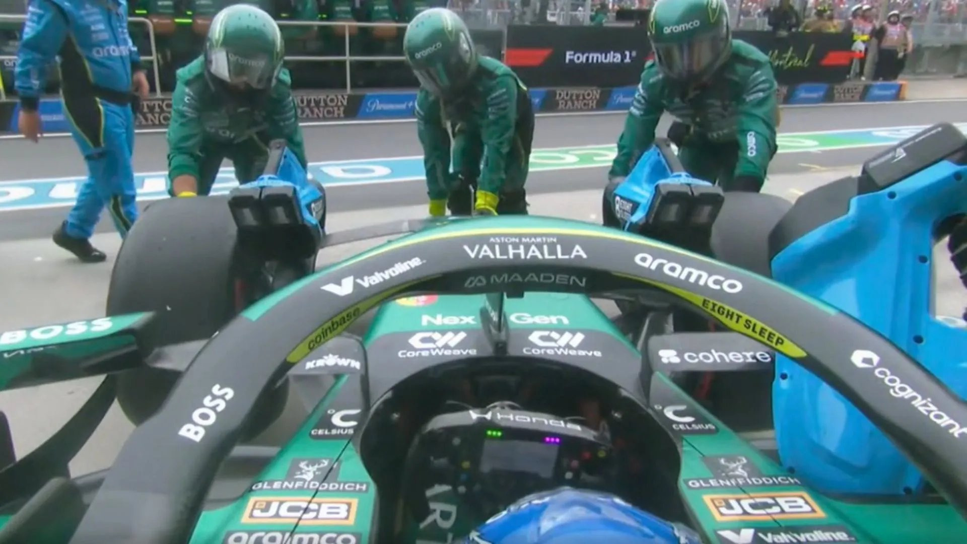 f1阿隆索透露了加拿大站的退赛原因上周末的加拿大大奖赛，阿斯顿·马丁车队的表