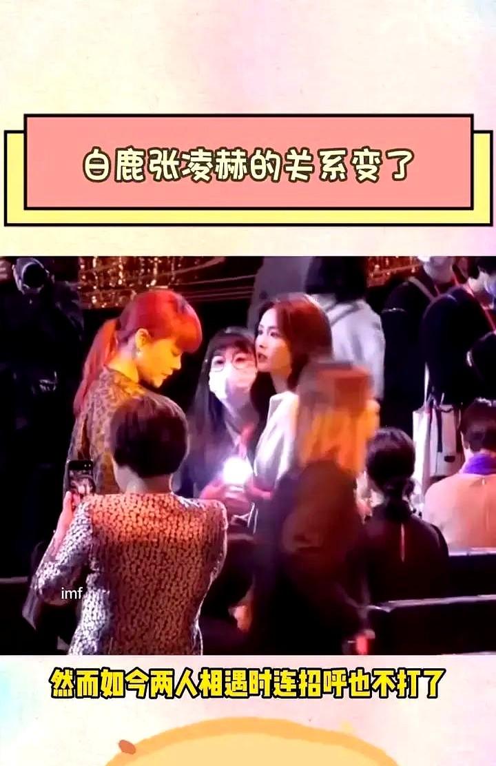 张凌赫的眼神，又把这对BE美学顶上热搜。12月6日爱奇艺尖叫之夜，两人零互动