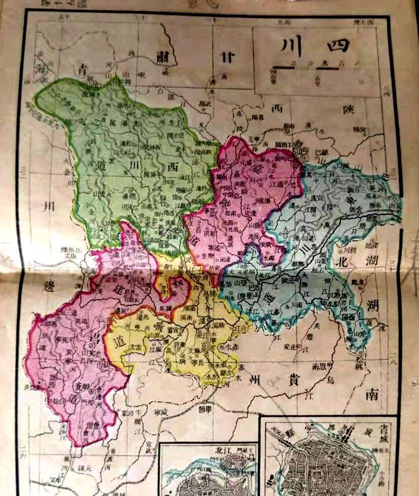 没有三州的四川地图，你见过没有？翻开一张民国时期的四川地图，那会儿，四川可不是