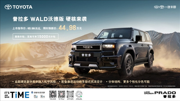 丰田普拉多WALD沃德版硬核配置曝光，越野与混动科技的完美结合！🛠️纯正硬派
