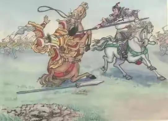 曹宁失手杀死父亲后，回营来缴令。岳飞看着这位少年将军，简直不敢相信自己眼睛。不