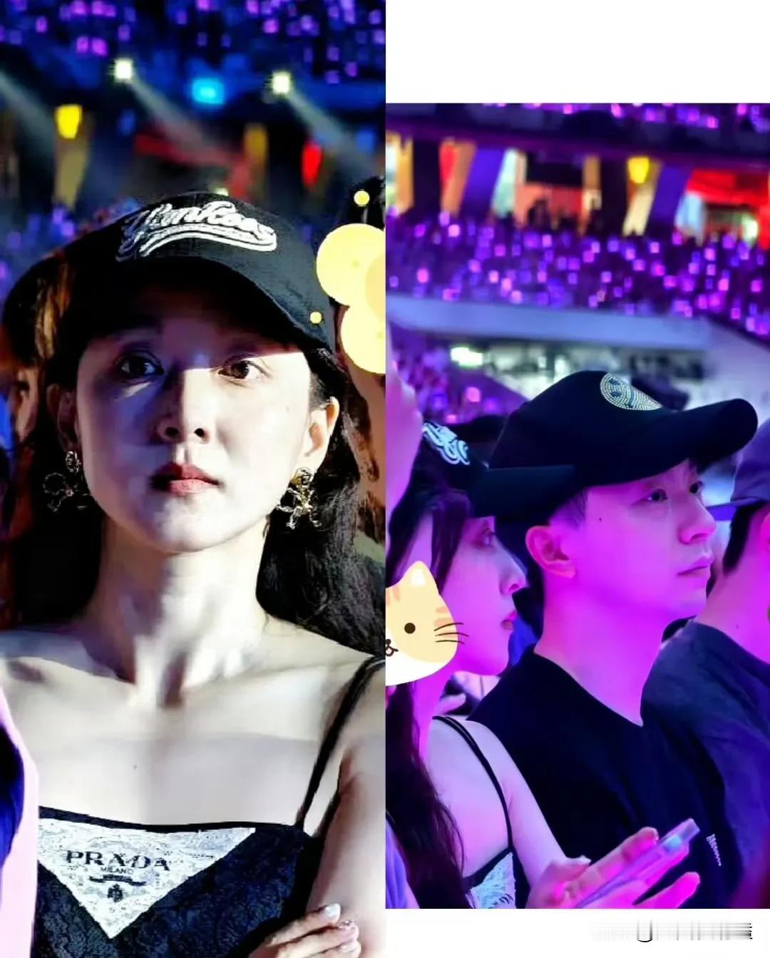 能熬过网暴的女人不简单，近日，退役的马龙带夏露去看林俊杰演唱会，两人手牵手，无