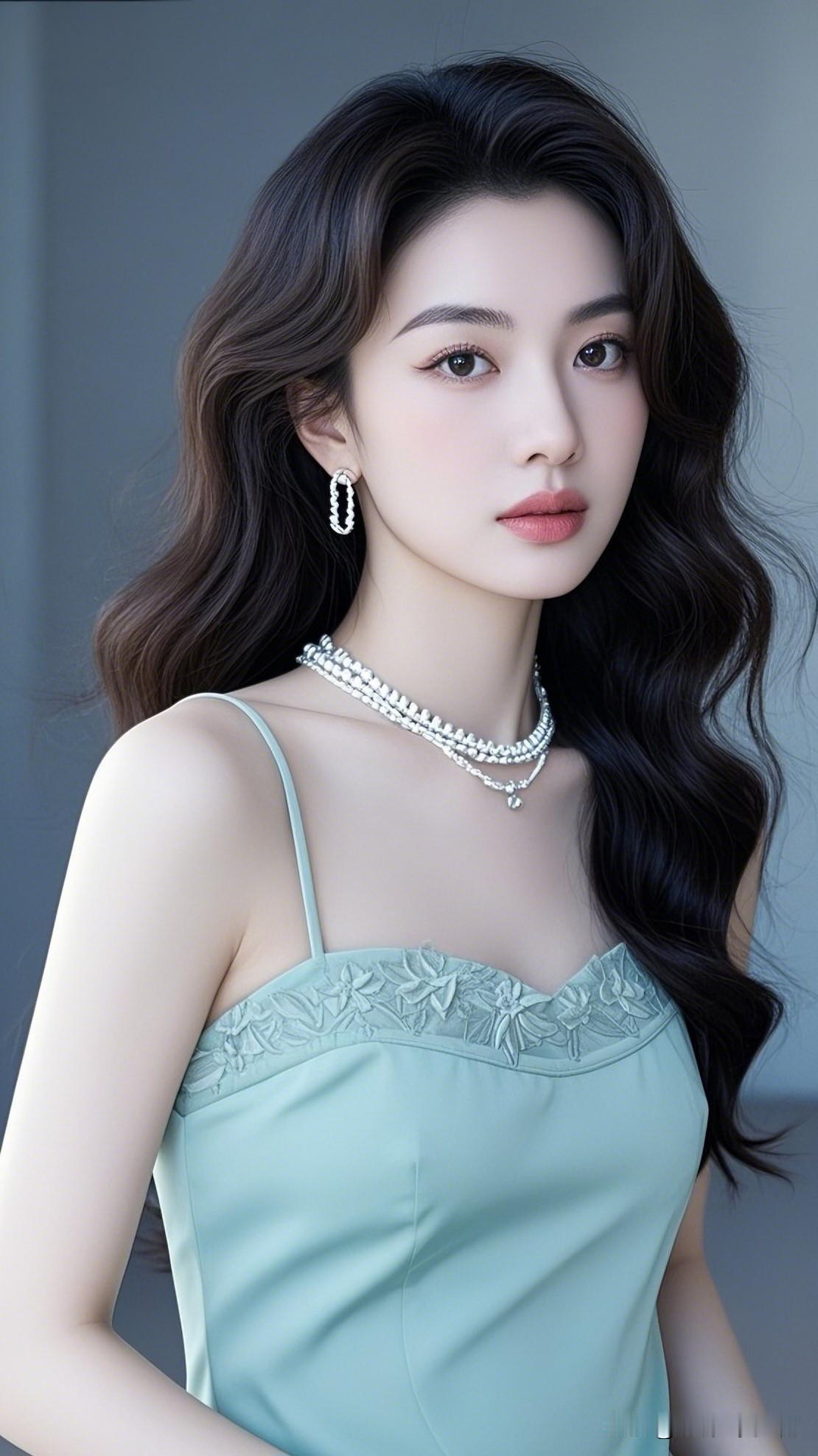 玉颜如花，珠光满面。女人怎样穿搭，更有高级感优雅气质，珍珠与蕾丝的完美结合，尽