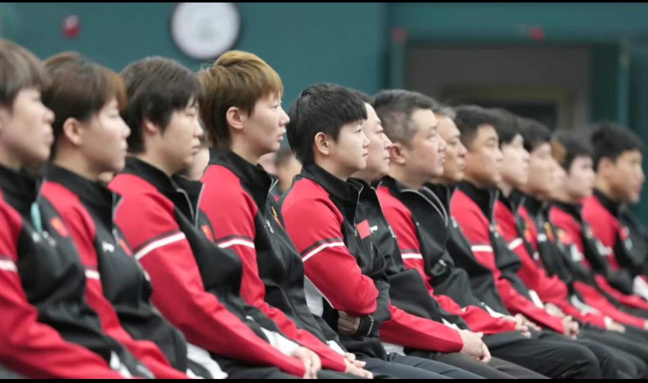 厉害了！国乒全体集体观看阅兵式！这次阅兵式包括了所有的主力队员：王楚钦，林诗