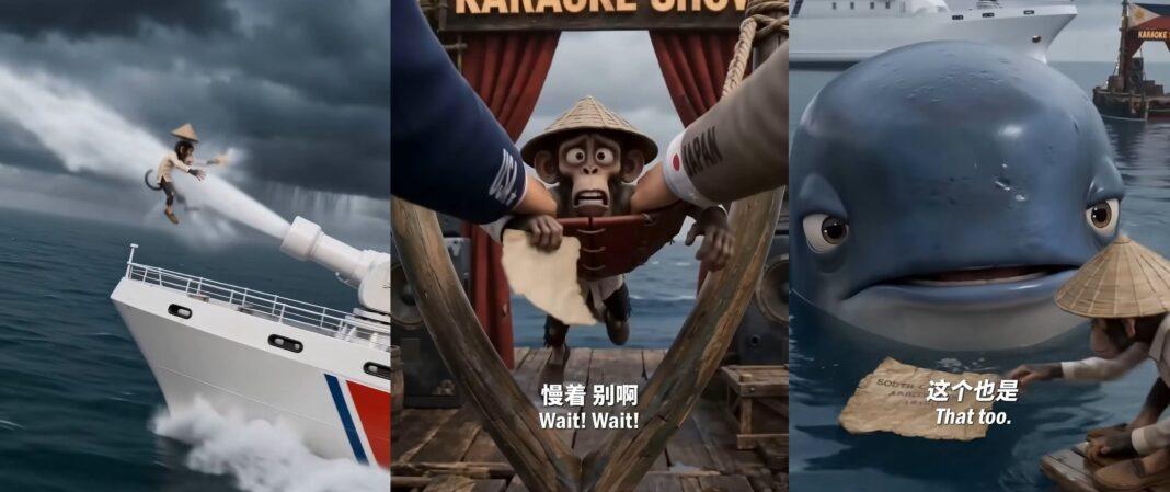 中国涉南海AI视频竟引起菲律宾内讧，各派借题发挥，不愿当“菲猴”。7月17日