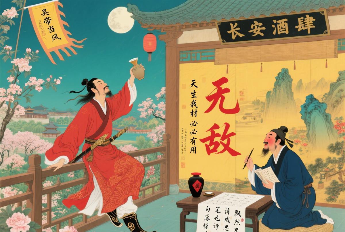 李白杜甫“追星”趣事：诗赞连连引调侃，杜粉追李情真切大唐盛世，诗坛两颗巨星