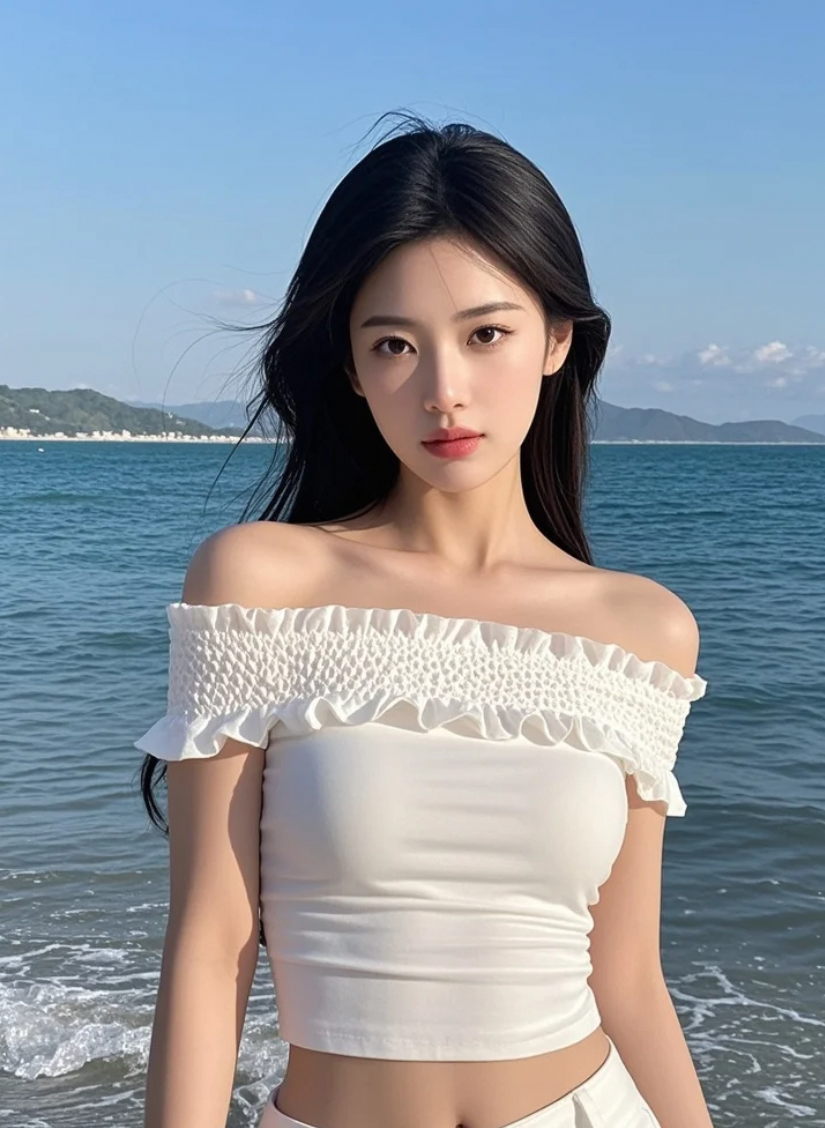 那一刻，我被她的美丽所吸引