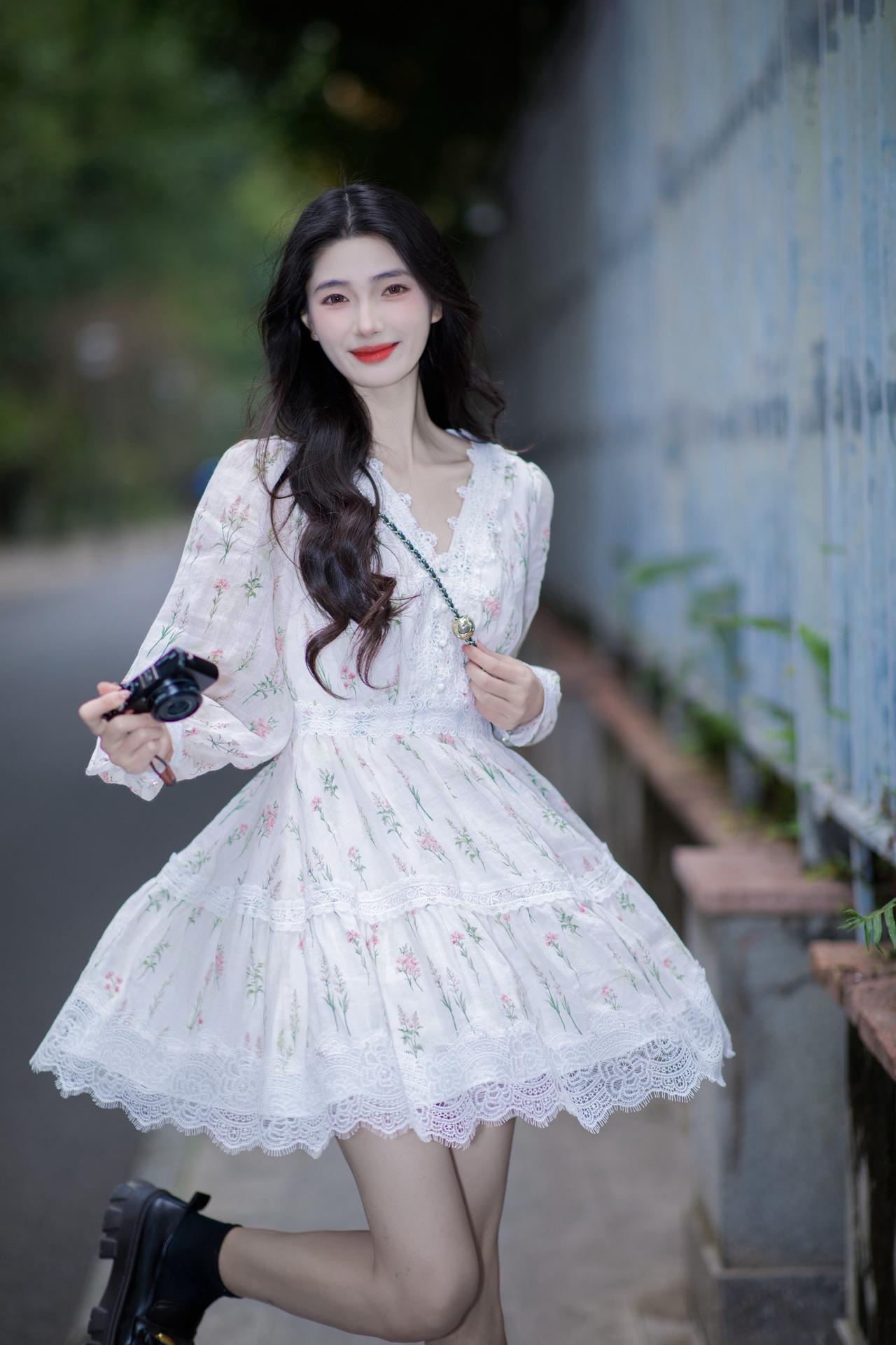 期待穿漂亮小裙子的夏天～裙子控碎花裙仙女裙连衣裙穿搭