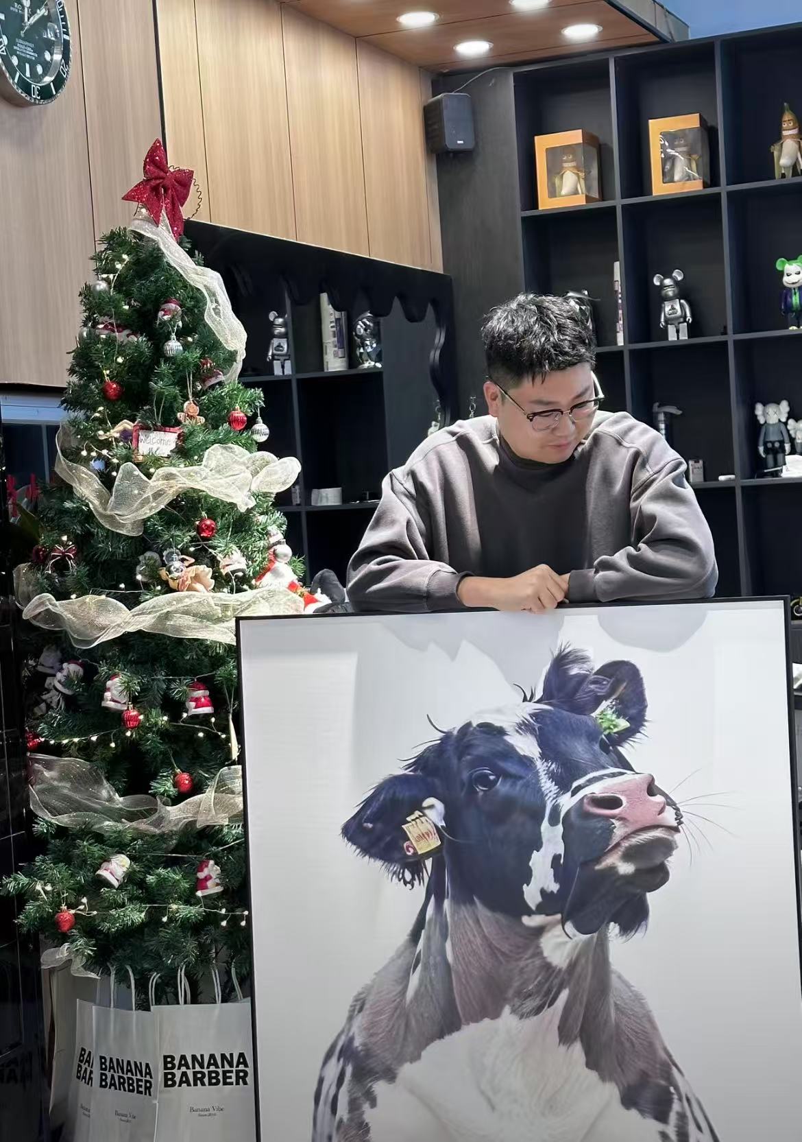 朋友设计的一头牛，我感觉不对呢！