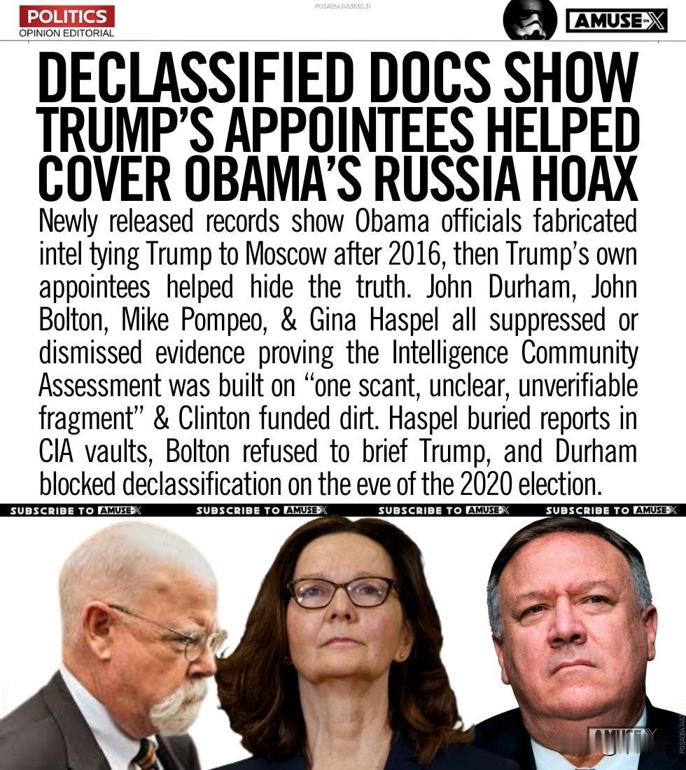 重大事件：关于特朗普竞选团队“通俄门”调查，特别检察官约翰·达勒姆的最终报告得出