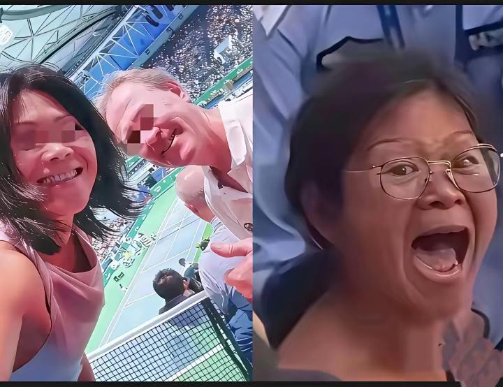 那个被抬出上海网球大师赛赛场的中年狂女要后悔了！​​​​​大家还记得吧，那个酒