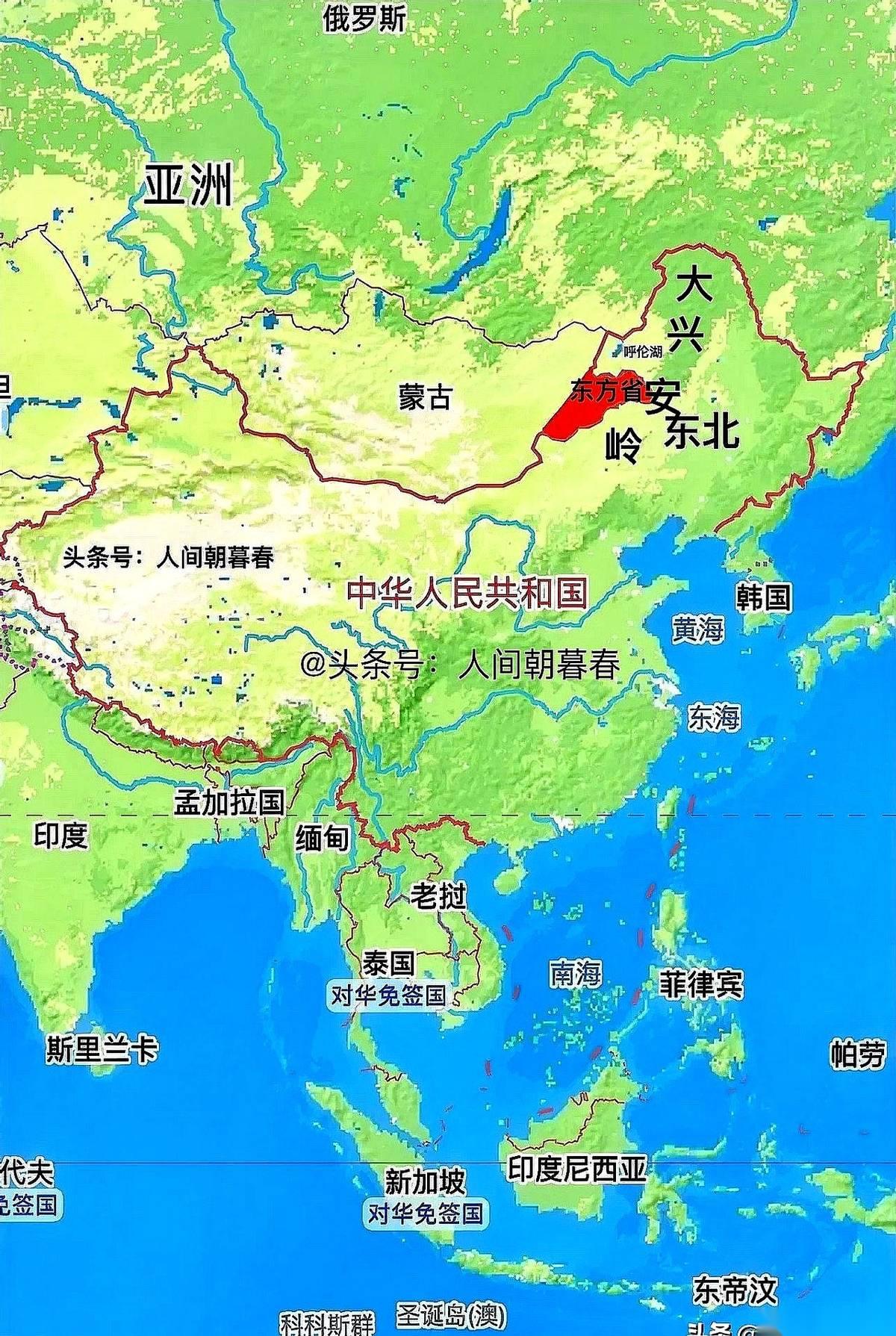 每次盯着中国地图看久了，我的强迫症都要犯了。看到大兴安岭西边那个巨大的“缺口”