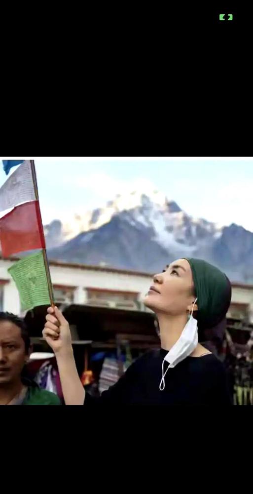 看到王菲在拉萨那几张生图，我是真没忍住笑出声。镜头怼脸上一拉近，眼袋挂着，皱纹趴