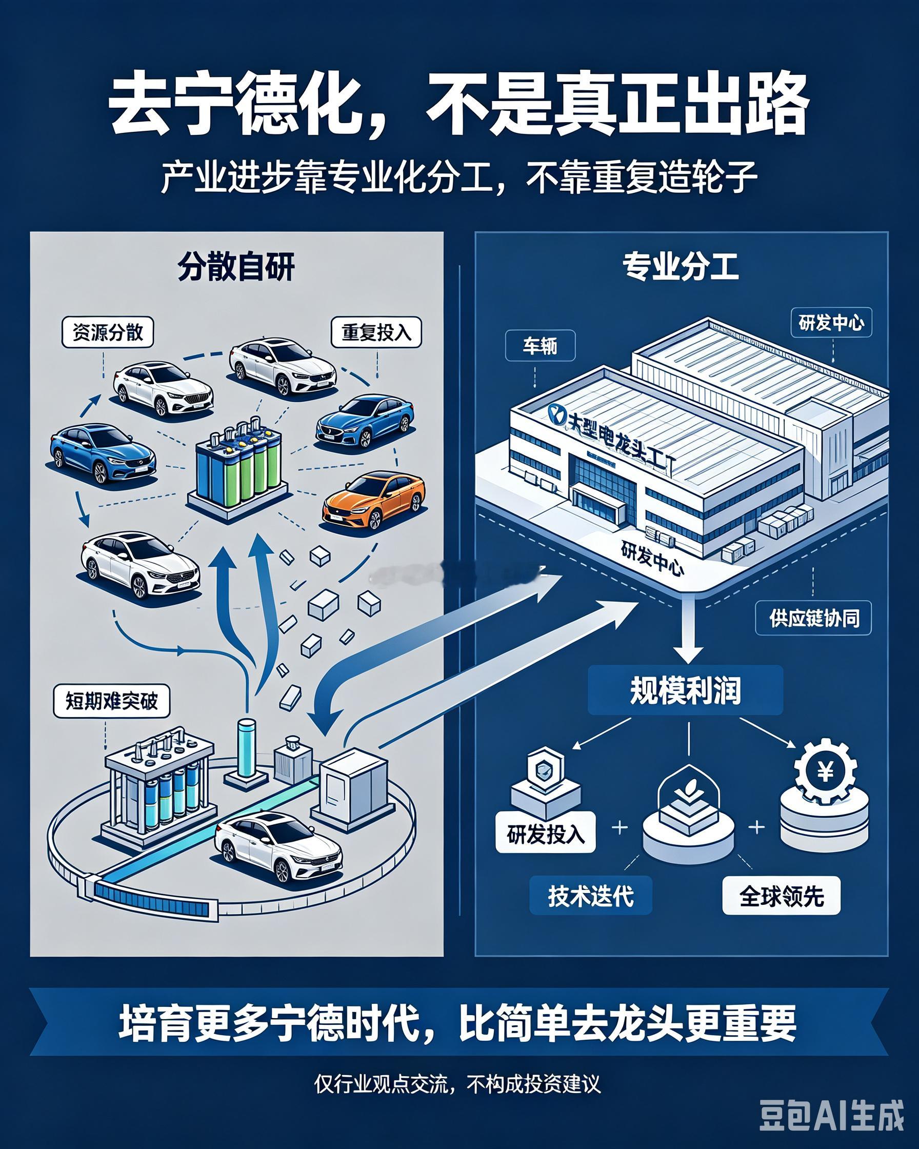 近期“去宁德化”话题火爆，部分车企脱离宁德时代，走向电池自研自产，不少观点认为这