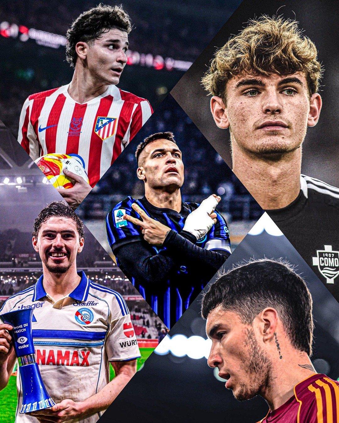 🌟🇦🇷本赛季在欧洲俱乐部和国家队进球及助攻总数最高的阿根廷球员：1、劳塔罗