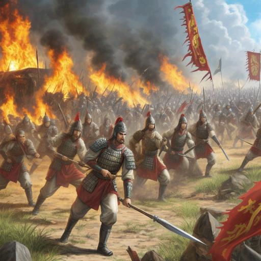 公元884年九月十五，黄巢带着最后十七骑冲过莱芜驿站。战马后腿被官军砍伤，众人拆