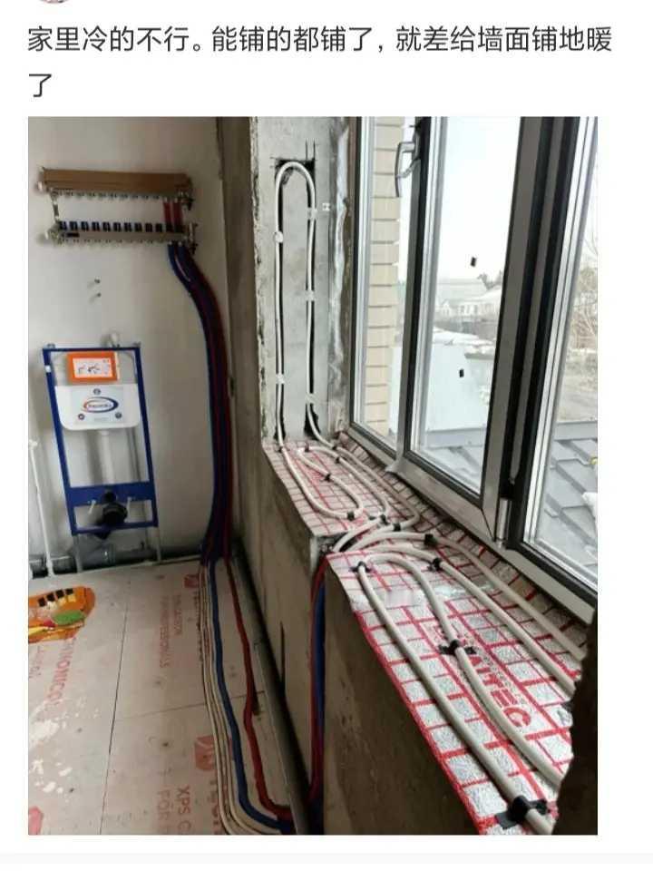 家里冷的不行，能铺的都铺了