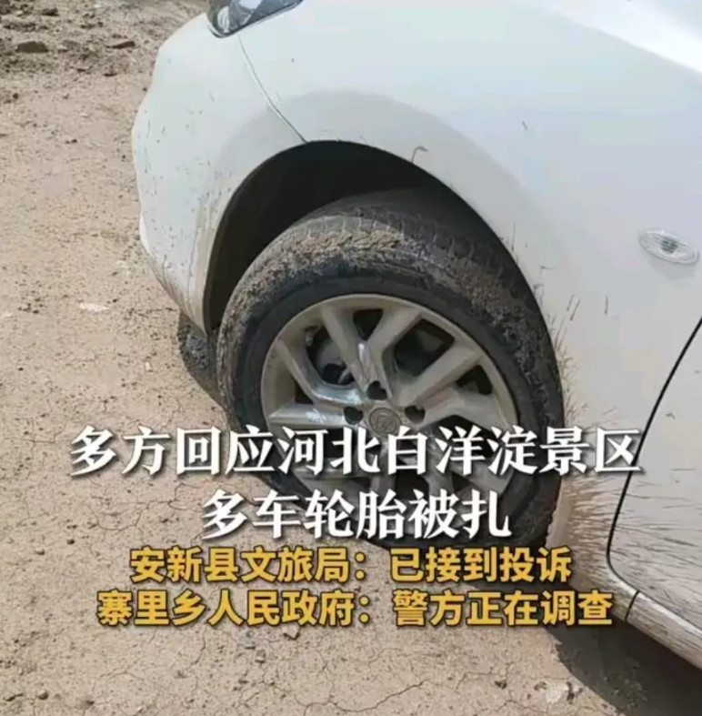 白洋淀景区多辆车轮胎被扎，再一次让人们对“这么近那么美，周末到河北”的口号心生质