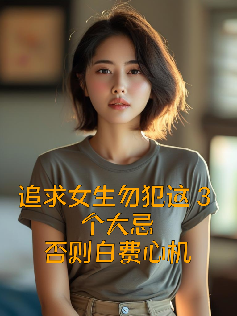 追求女生勿犯这3个大忌，否则白费心机