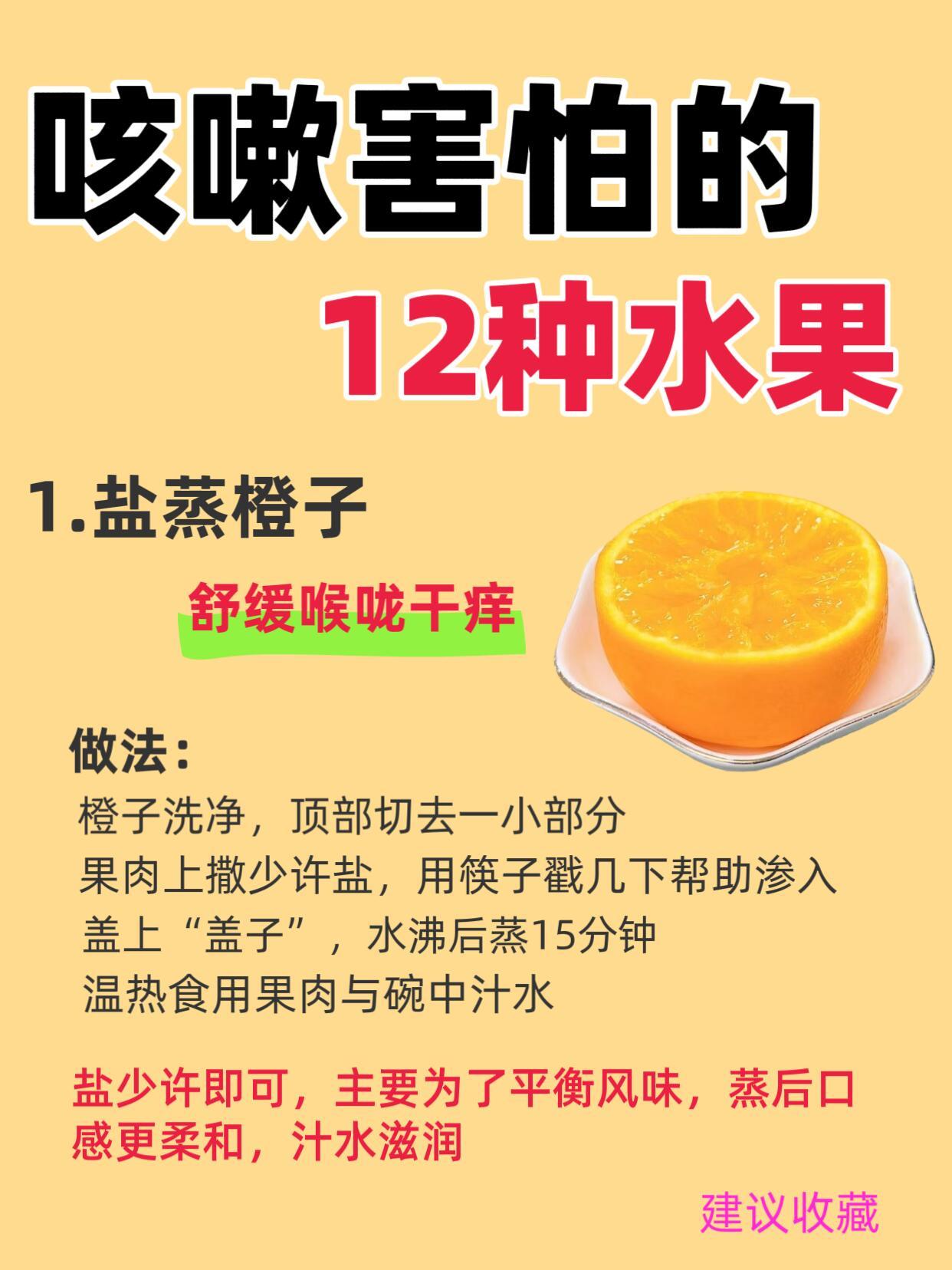 咳嗽最怕的12种水果，快来收藏！国医的精诚力量