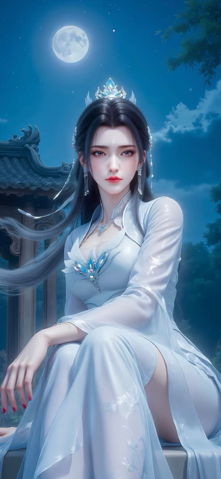 诛仙陆雪琪【精美壁纸】一袭白色长裙，一双动人眼眸，迷倒万千少男！​​​