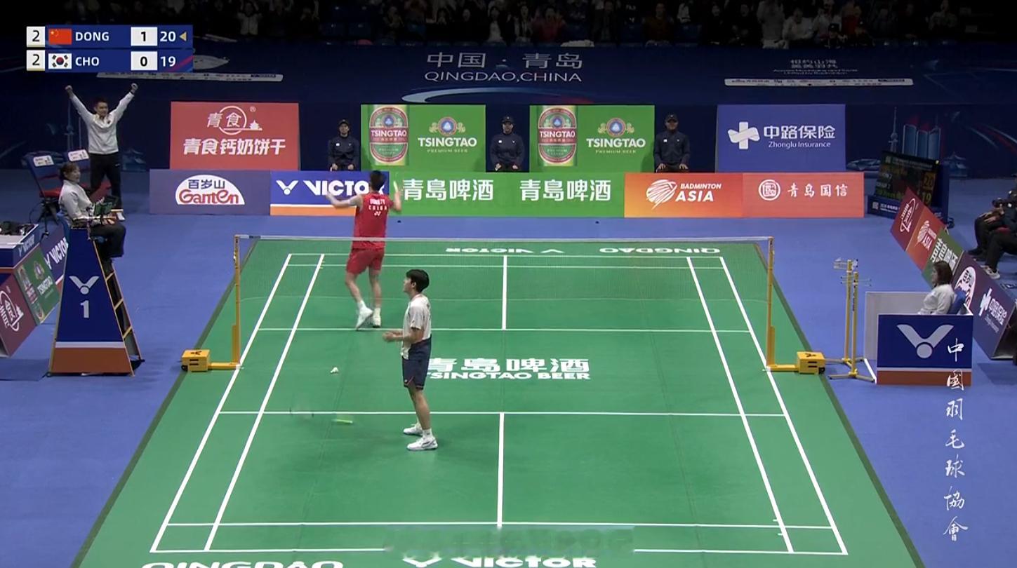男团半决赛中国3-2韩国男单王正行19-2121-1613-2