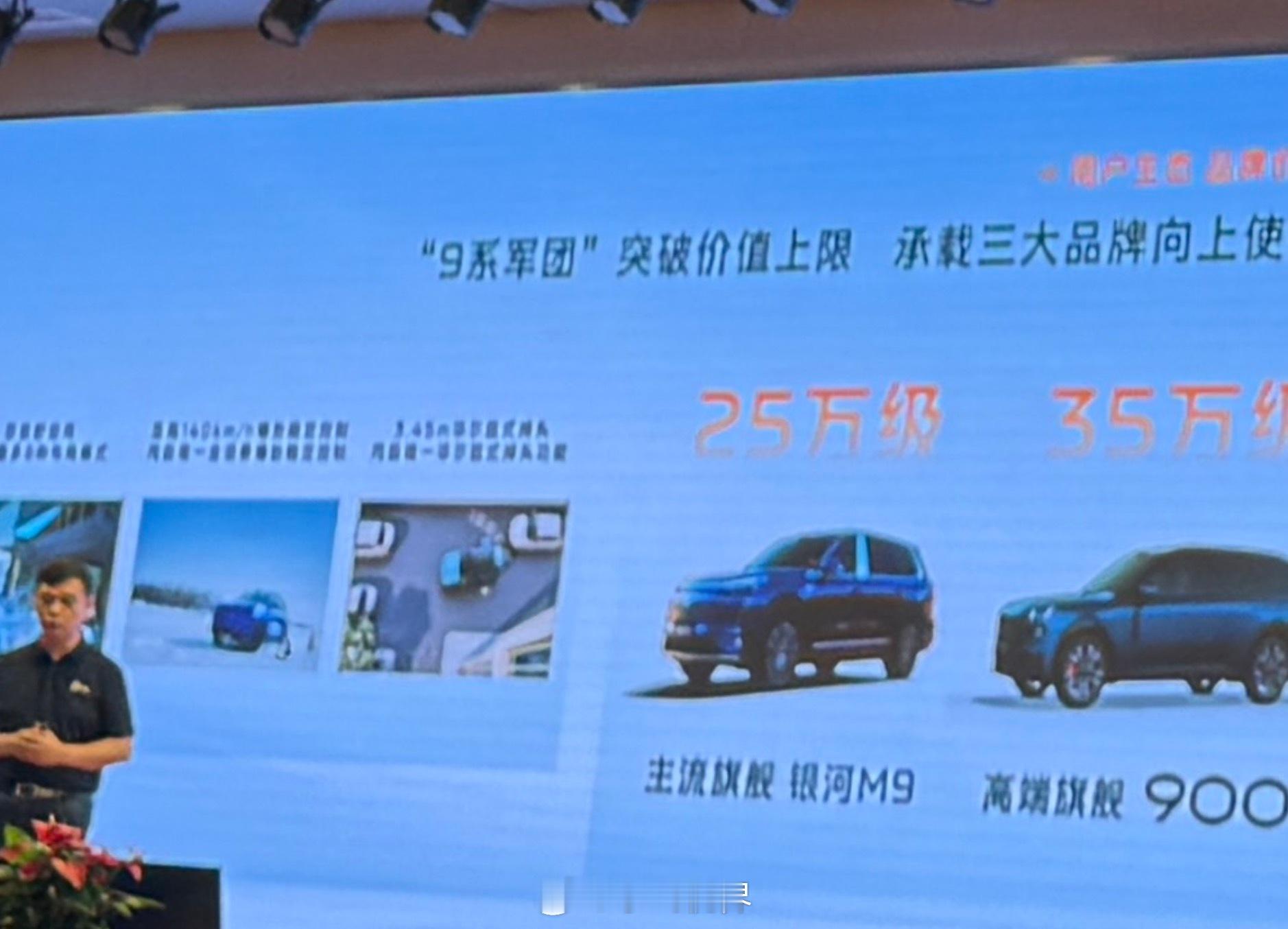 吉利汽车中期经营大会银河M9价格泄露看到这25万价格我惊到了！吉利刚在年中大会上
