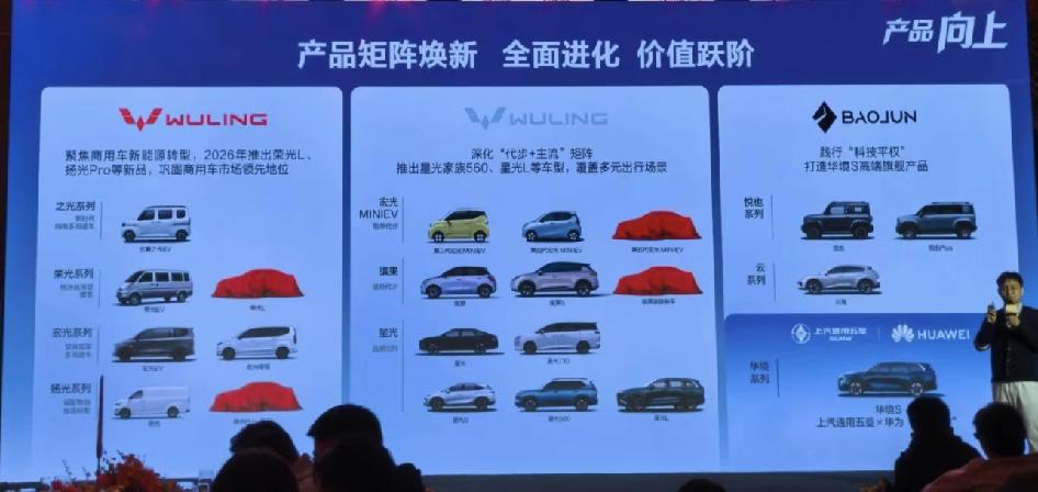 华为“第三境”要独立！上汽通用五菱介绍2026年产品规划时，重点介绍了华境S
