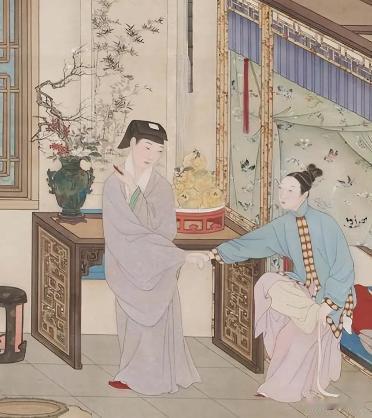 古代女子成婚之前，对男女之事完全不懂，所以出嫁前天晚上，母亲便会悄悄地塞给她一样