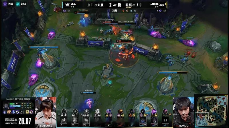 AL教练决策JDG2-0AL：AL毫无招架之力，JDG速龙节奏碾压取胜！有