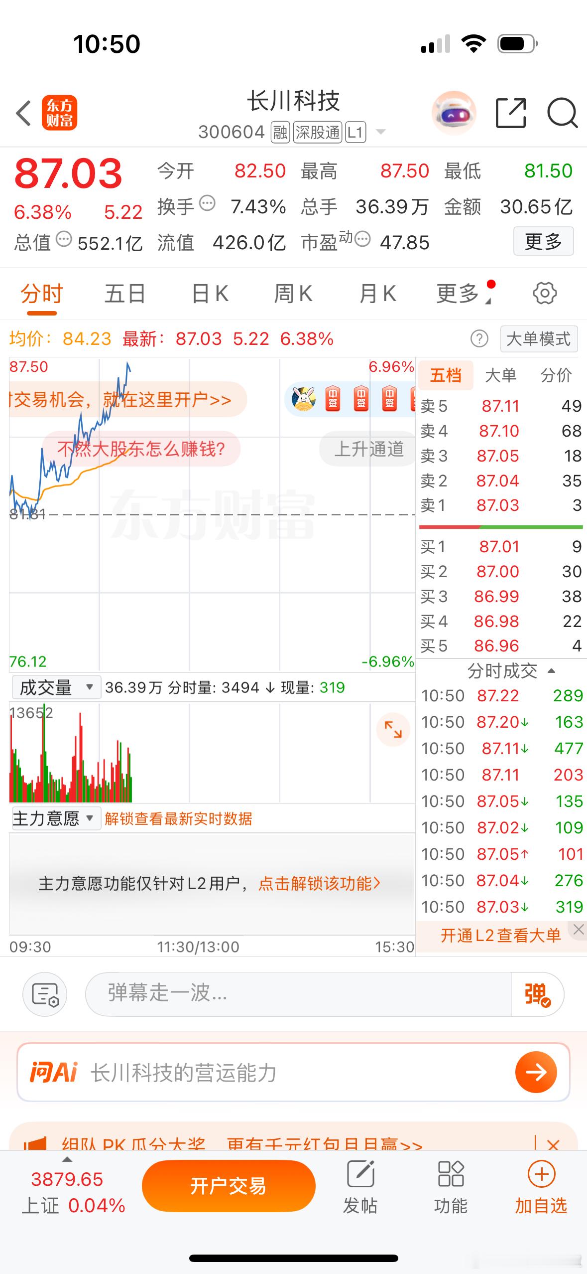 长川科技继续大长腿！芳华剧本