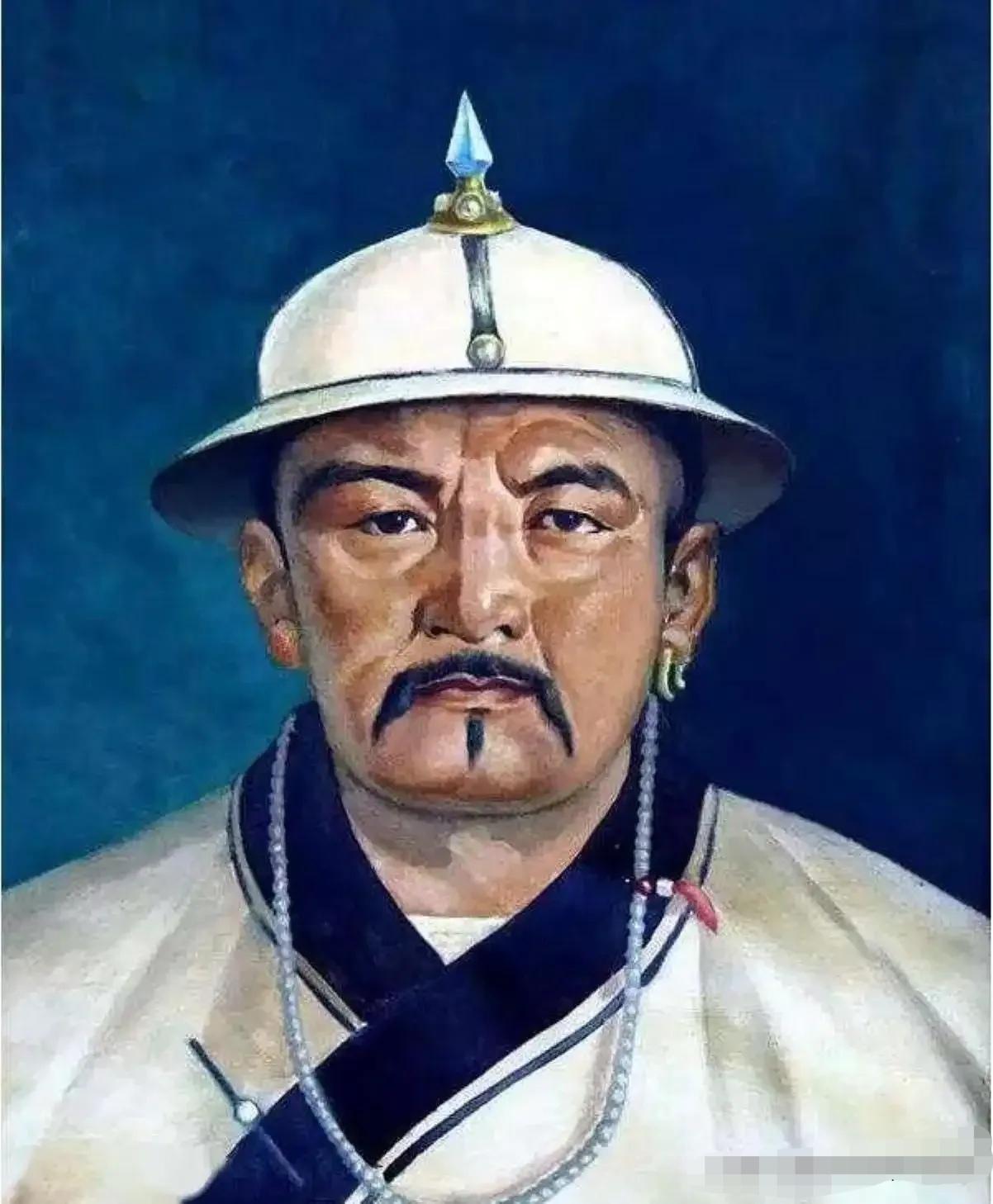 噶尔丹兵败后，仅剩下女儿钟济海、两位军官和不足百人的卫队还在身边。这个曾经坐拥十