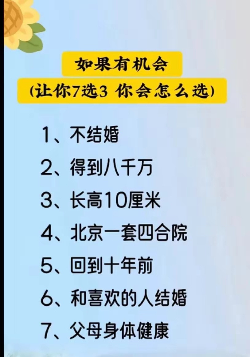 你会怎么选呢？​​​
