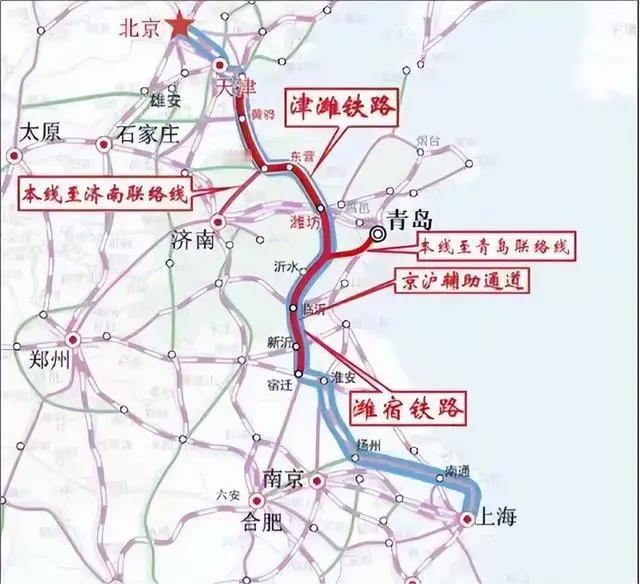 大家期待已久的京沪高铁二通道，预计2028年全线通车，全长约1200公里，专门分