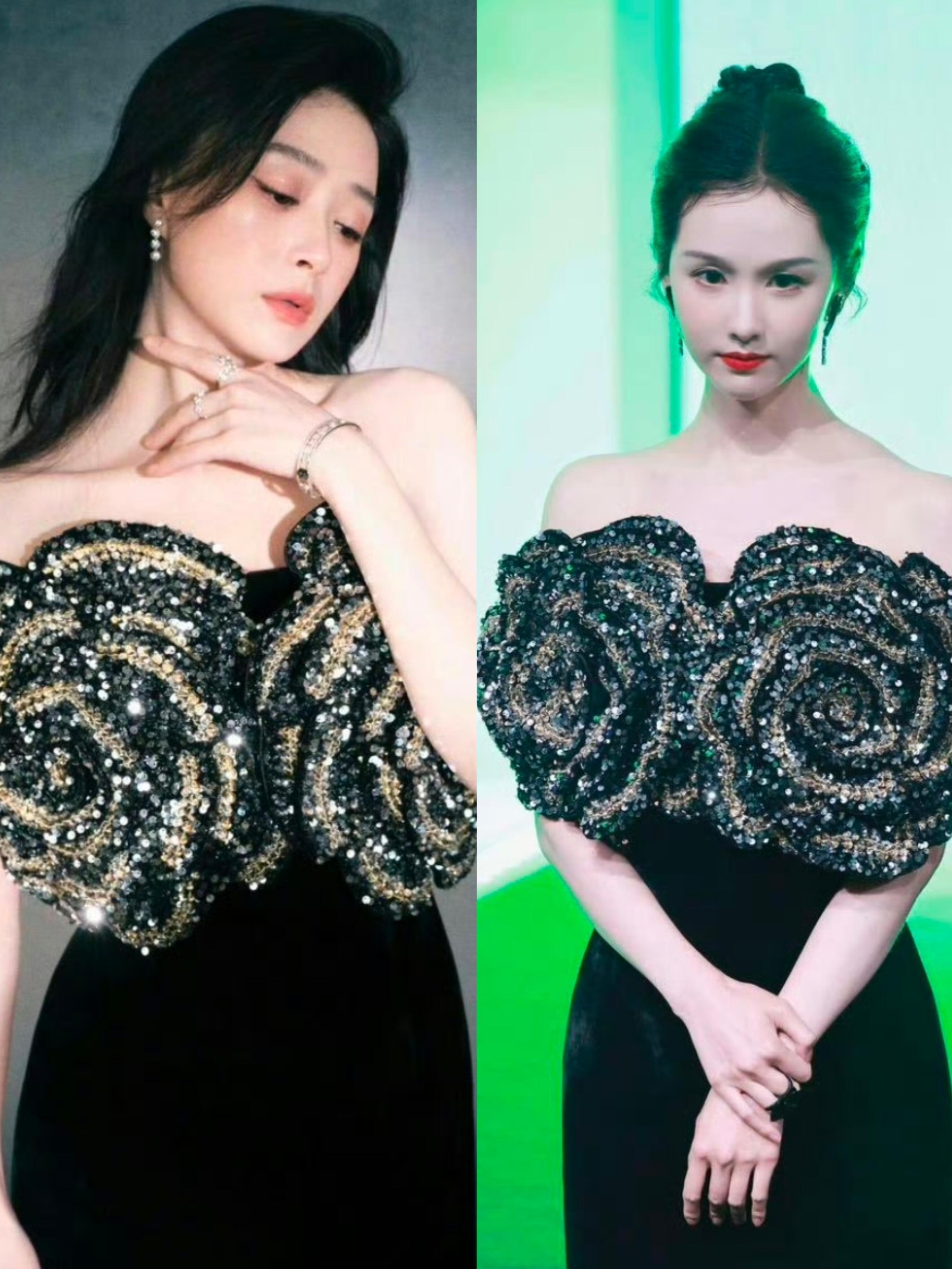 陈都灵蒋欣好权威的两张脸陈都灵蒋欣那很美味了光是看脸就相信是亲母女，蒋欣成熟大