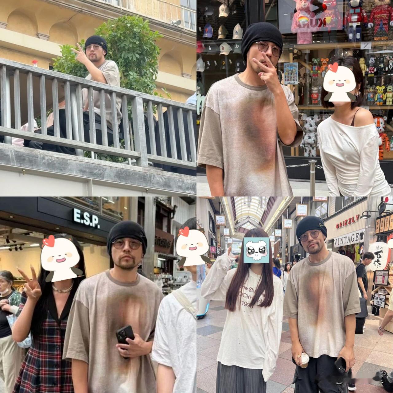 周杰伦近照好沧桑啊！最近不少网友透露，在日本京都遇到了周董，粉丝都能合影，当天他