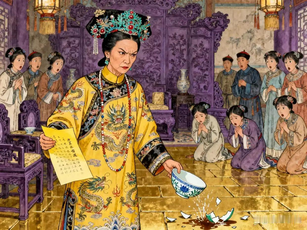 大太监安德海被杀，慈禧起初气得发抖。等听说安德海死后被扒了裤子示众，她反倒笑了：