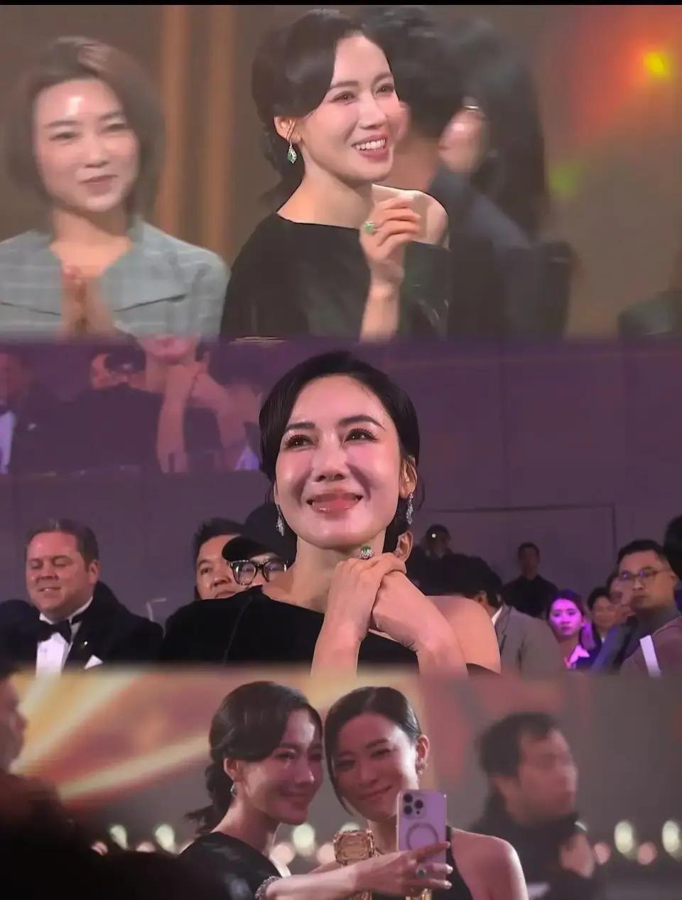 李施嬅没拿奖，TVB却给她更大的《新闻女王》颁奖夜，佘诗曼捧杯，李施嬅空手