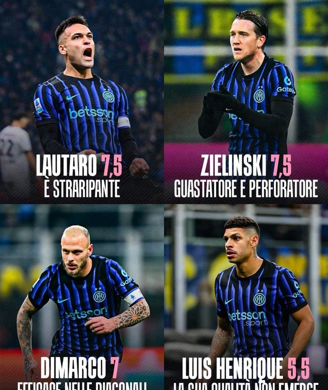 劳塔罗表现惊艳，恩里克令人失望！国际米兰主场击败博洛尼亚，米兰体育报赛后给部分国