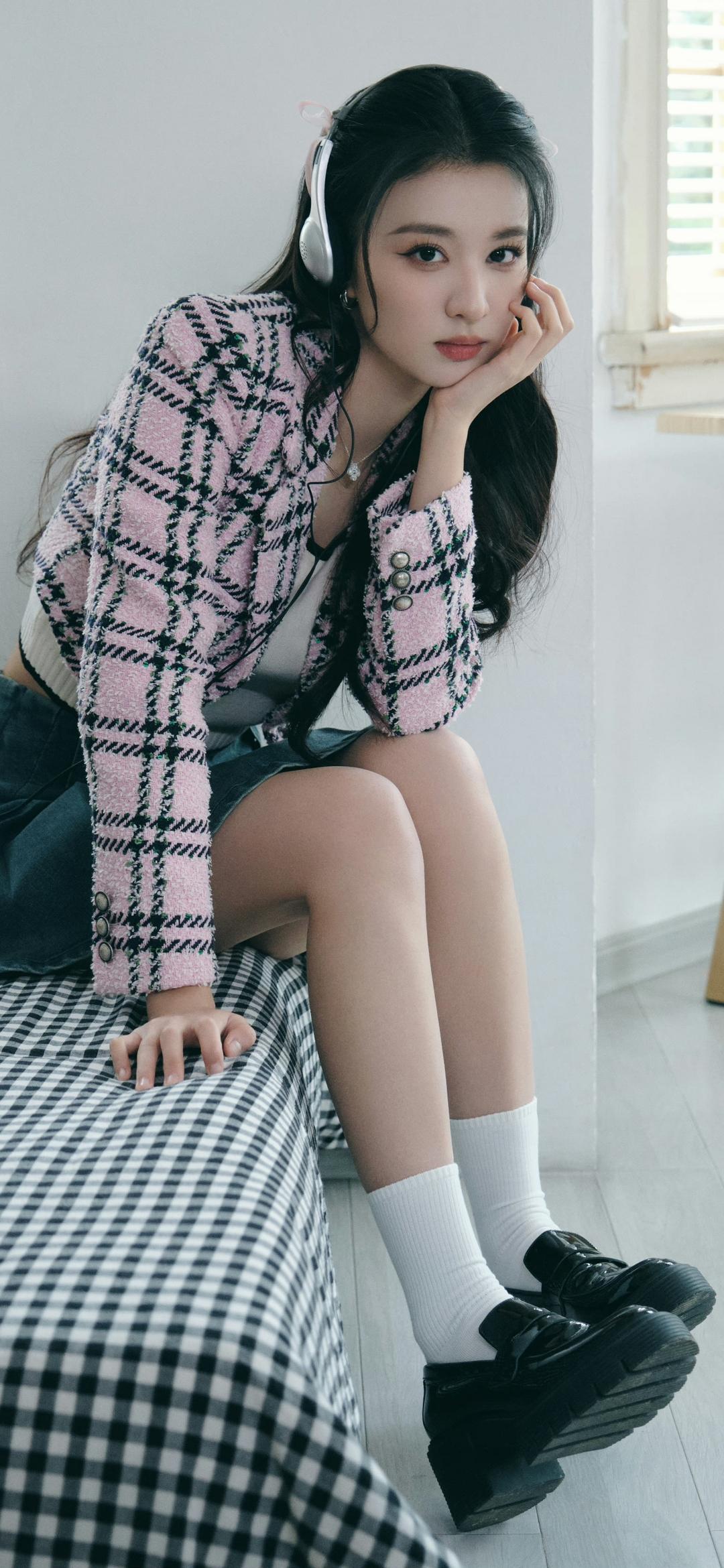 王楚然。美女穿搭，闪亮登场