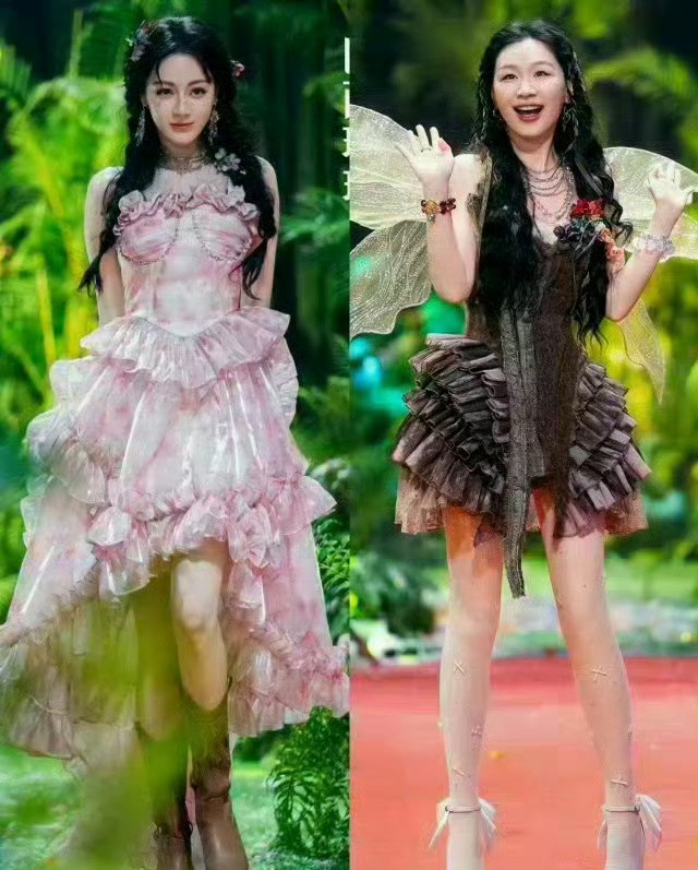 迪丽热巴和金靖是不是穿错鞋子了感觉换一下会更好