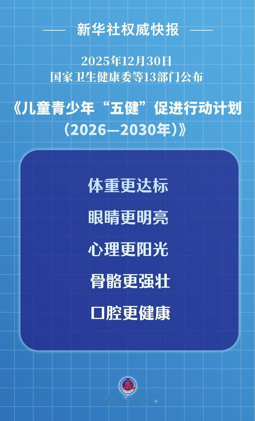 家长速看！13部门出手！娃的近视、肥胖、脊柱问题终于有“国家方案”了家有