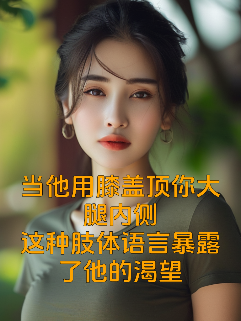 当他用膝盖顶你大腿内侧：这种肢体语言暴露了他的渴望