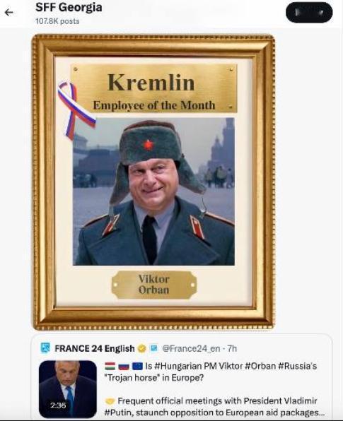 【匈牙利大选前夕，关于维克托·欧尔班的迷因在网上疯传】其中许多嘲笑现任总理与俄罗