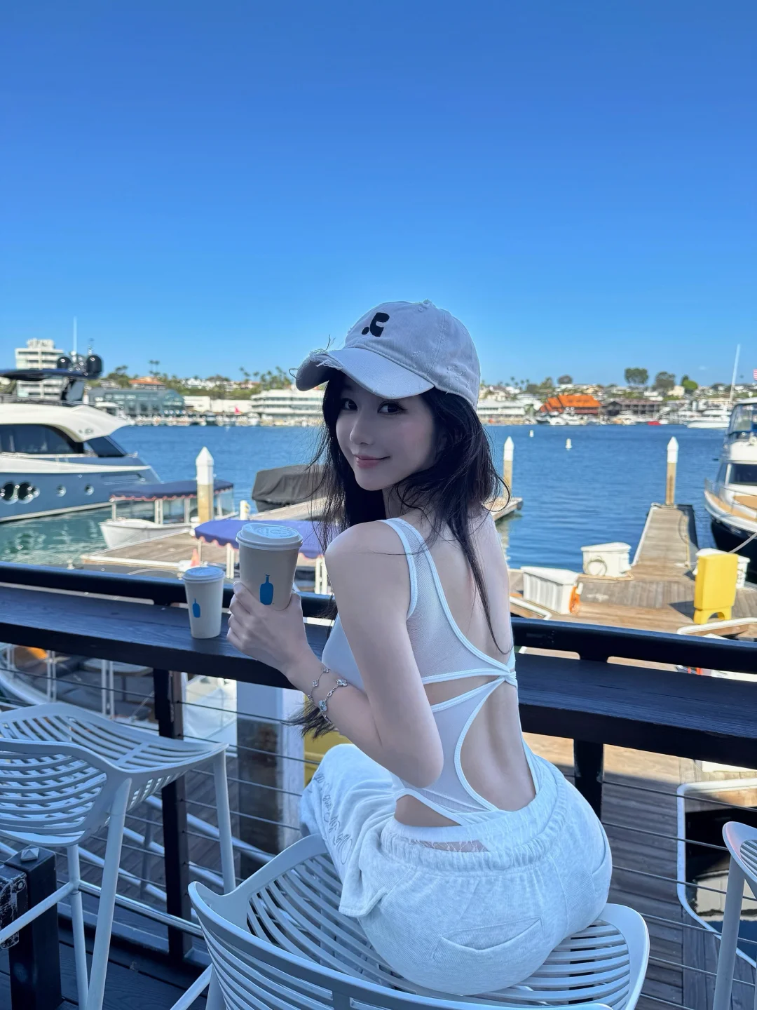 美国｜LA周边Newport💙海景和蓝瓶子太适配啦