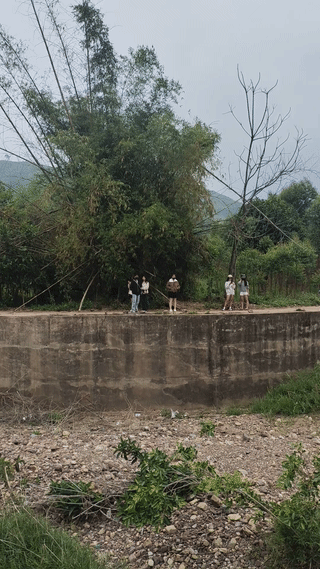 广西防城港中越边境峒中口岸。几乎每天都会有一些年轻漂亮的越南🇻🇳女孩隔着界