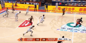 广厦太辣眼睛，胡金秋孙明徽半场2分，卫冕冠军最多落后30分下面就是山东队两