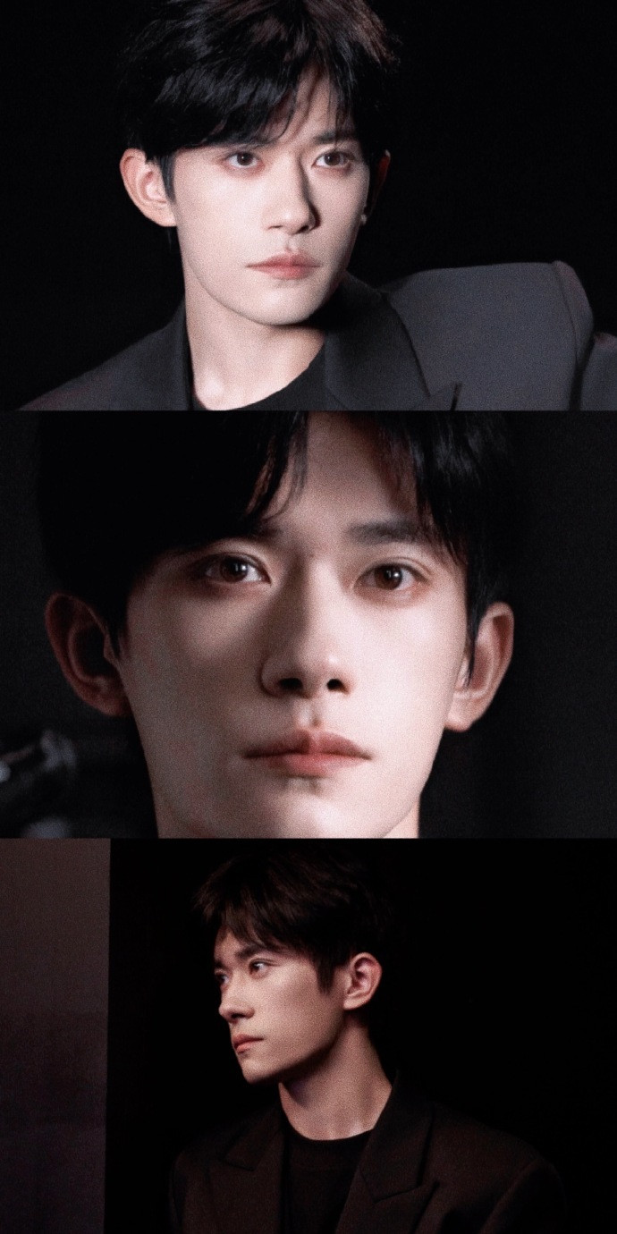 易烊千玺抬眸瞬间让易烊千玺穿黑西装的是天才被易烊千玺的黑西装造型拿捏了！微分碎